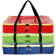 TEE-UU EURO  Modultasche S/L - TEE-UU Modultaschen S/L in Rot, Grün und Blau mit schwarzen Tragegriffen und Reißverschlüssen. - 3155-1500 - imagen 17