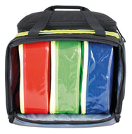 TEE-UU EURO Modultasche S/L - Schwarze Modultasche mit drei farbigen Innenfächern in Rot, Grün und Blau, Kunststoffmaterial. - 3155-1500 - imagen 5