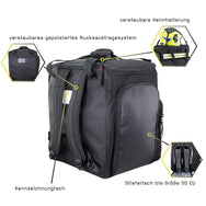TEE-UU EQUIBAG EVO Rückseite Details - Verstaubares Rucksacktragesystem und Stiefelfach - imagen 3