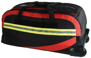 TEE-UU TROLLEYBAG Bekleidungstasche schwarz-rot - Professionelle Trolleytasche für Feuerwehr - imagen 2