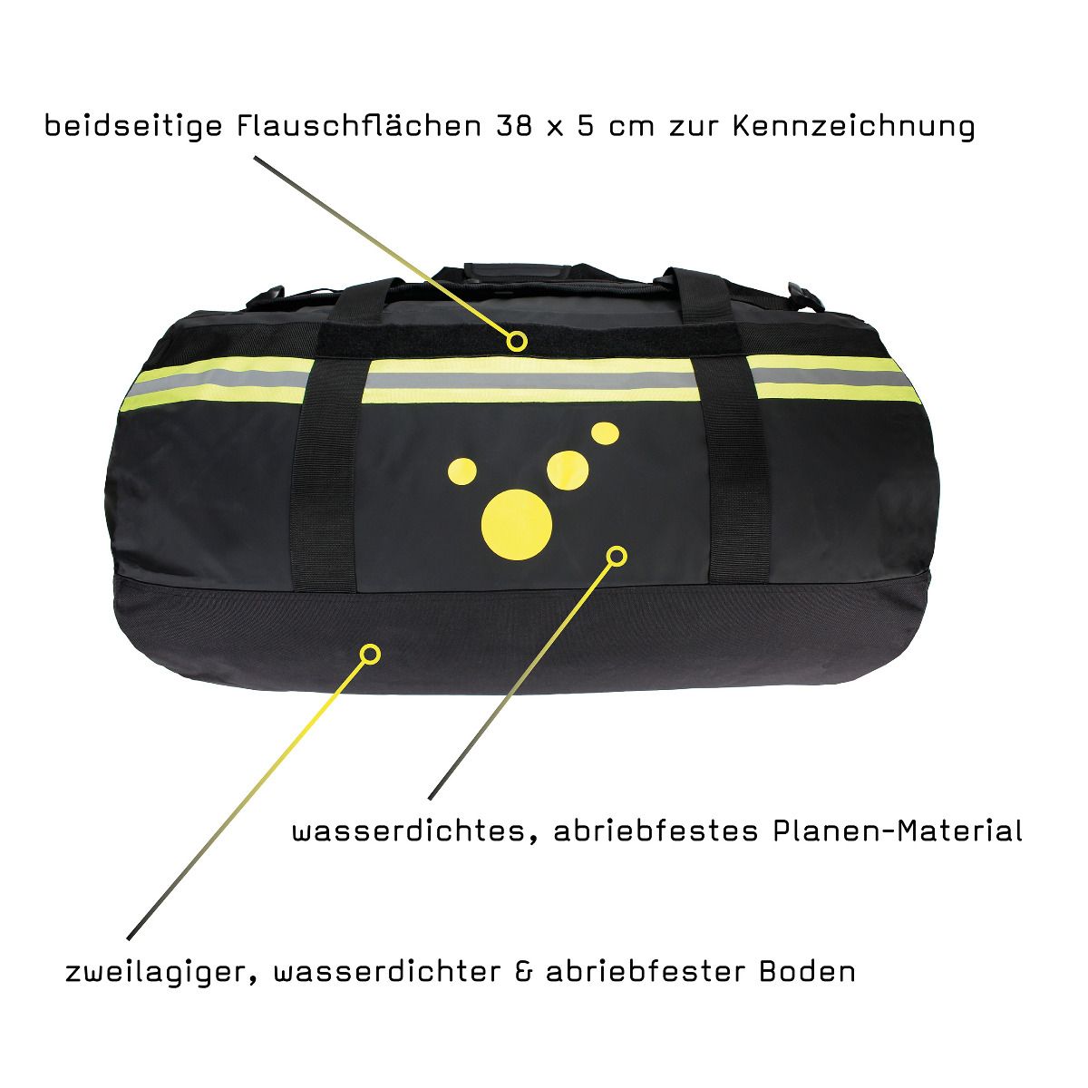 TEE-UU BARRELBAG Materialdetails - Robustes Polyester mit verstärkten Nähten - imagen 3