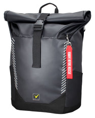 TEE-UU CAROBAG Rolltop-Rucksack schwarz - Professioneller Rucksack für Feuerwehr und Rettungsdienst
