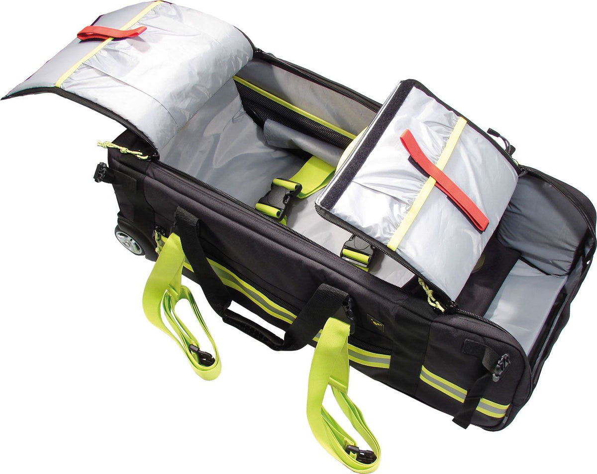 TEE-UU GEARBAG PRO Sicherheitstrupptasche video - Schwarze TEE-UU Sicherheitstrupptasche mit hellem Innenfutter und gelben Tragegriffen. - 4721-9005 - imagen 3