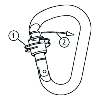 TEE-UU HMS SCREW Karabiner – zweites Bild