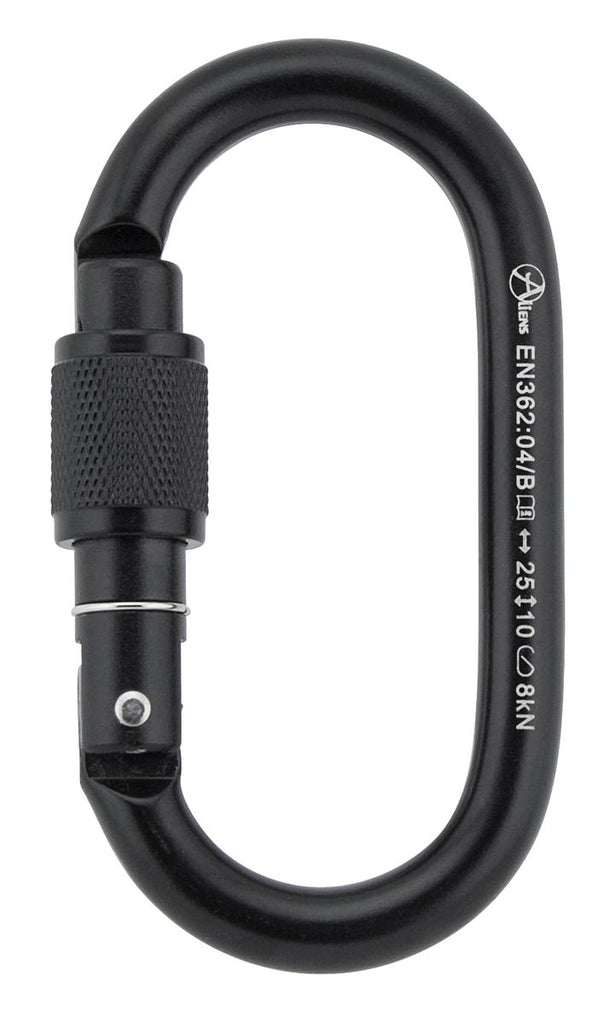Aliens Stahlkarabiner Total Oval Screw