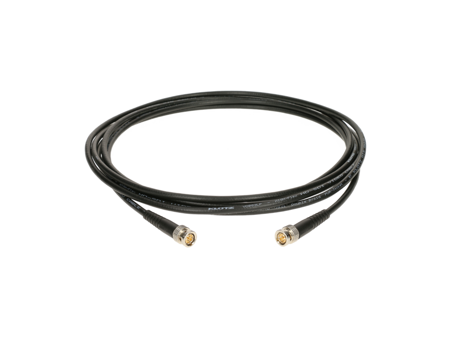 Klotz hoch flexibles UHD kabel 0.8/3.7 DZ mit Damar & Hagen BNCPro steckern für HD / UHD / 12G / 4K