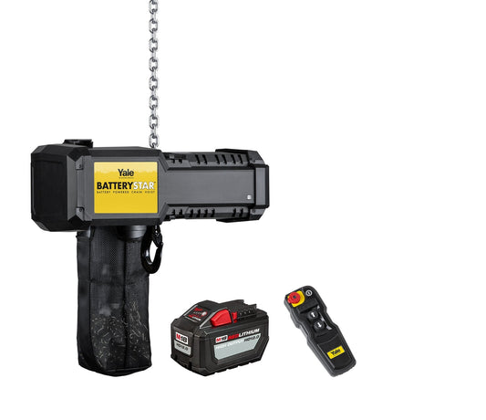 Yale BatteryStar ™ - Akkubetriebener Kettenzug – – Jetzt erhältlich im MTN Shop DE.