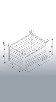 Vollwand-Stapelpalette 1322 datasheet
 - imagen 9
