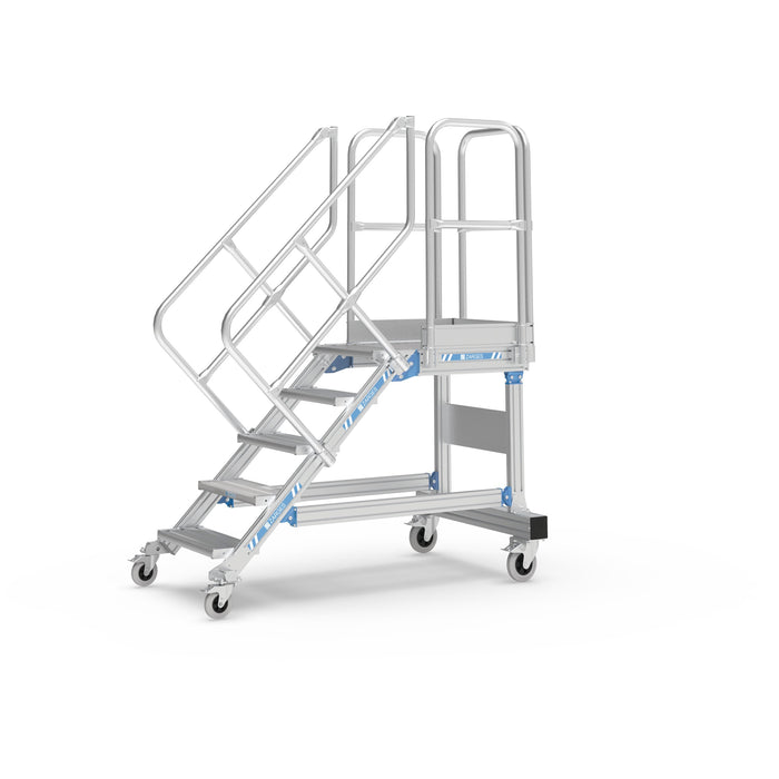 Zarges Plattformtreppe, fahrbar