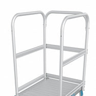Podesttreppe, fahrbar, einseitig begehbar, mit Leichtmetall-Stufen und Plattform Detailbild-3 Zarges - imagen 4