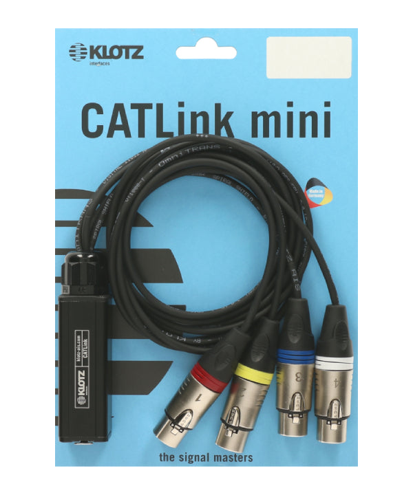Klotz CATLink MINI 4-канальний багатожильний адаптер 4x XLR 3p M - etherCON F - Klotz - Кабелі - MTN Shop DACH - imagen 4