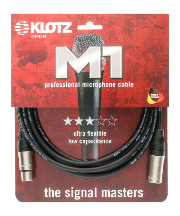 Професійний мікрофонний кабель із чорним XLR від KLOTZ - M1, наш мікрофонний кабель для новачків, уже досяг класичного статусу в нашому асортименті. Це гарантує непідробну насолоду від звуку на сцені, у репетиційній кімнаті чи в студії. – Тепер доступний у MTN Shop DE. - imagen 5