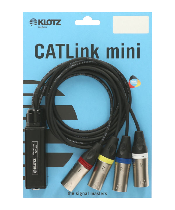 Klotz CATLink MINI 4-канальний багатожильний адаптер 4x XLR 3p M - etherCON F - Klotz - Кабелі - MTN Shop DACH - imagen 2