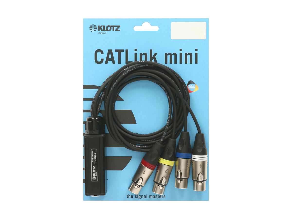 Klotz CATLink MINI 4-канальний багатожильний адаптер 4x XLR 3p M - etherCON F - Klotz - Кабелі - MTN Shop DACH - imagen 6