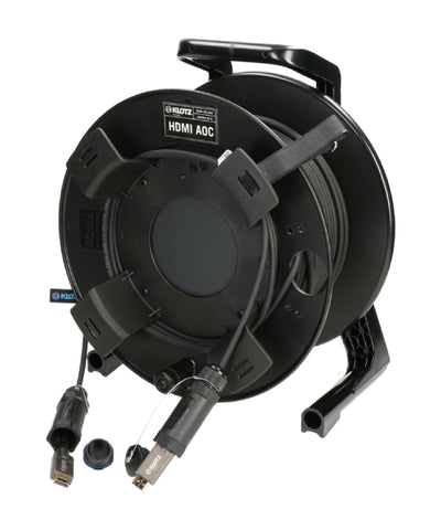 Klotz HDMI 2.1 AOC Drum - активний оптичний кабель броньований - вилка з захисними ковпачками – zweites Bild
