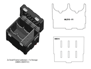 MTN BOX® (klein) Einsätze - MTN - 2x Small Frame Lodestar + 1x Lagerung - MTN BOX - MTN Shop DACH - imagen 8