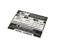 BLANCO TYPENSCHILD PROSTAR - CM - Teil - MTN Shop DACH