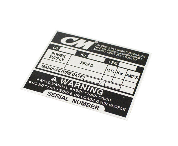 BLANCO TYPENSCHILD PROSTAR - CM - Teil - MTN Shop DACH