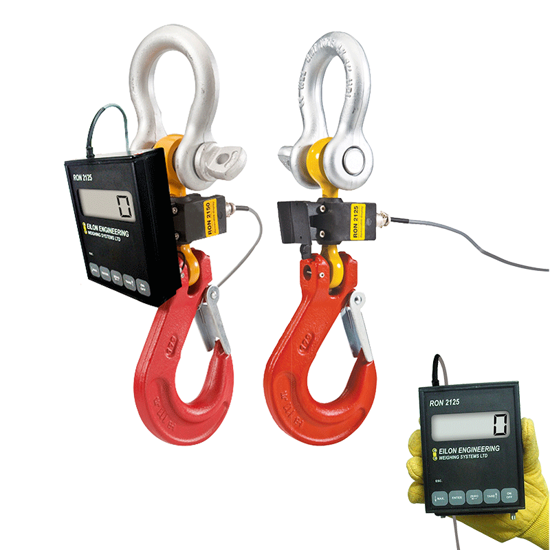 Eilon Engineering Ron Crane Scales™ Ron 2125 Kabelgebundene Kranwaage mit aufsteckbarem 1"/25mm Display