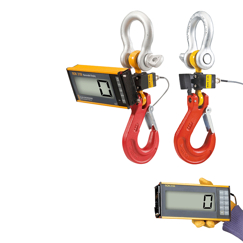 Eilon Engineering Ron Crane Scales™ Ron 2150 Kabelgebundene Kranwaage mit aufsteckbarem 2"/50mm Display
