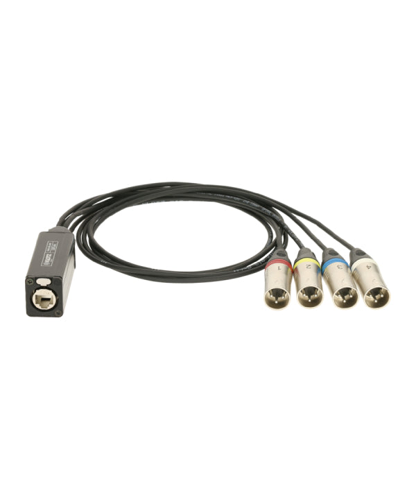 Klotz CATLink MINI 4-канальний багатожильний адаптер 4x XLR 3p M - etherCON F - Klotz - CATLink AES 4-канальний адаптер / 1x etherCON F / 4x XLR 3p M - Кабелі - MTN Shop DACH