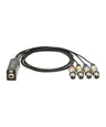 Klotz CATLink MINI 4-kanal multicore adapter 4x XLR 3p M - etherCON F - Klotz - CATLink DMX 4-kanal adapter / 1x etherCON F / 4x XLR 5p F - Cables - MTN Shop DACH