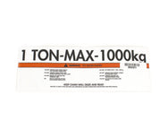 CM LODESTAR TEIL: 627-445 KAPAZITÄTSETIKETT 1T - 35201 - CM - Teil - MTN Shop DACH