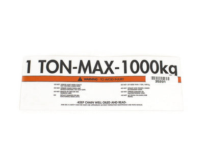 CM LODESTAR TEIL: 627-445 KAPAZITÄTSETIKETT 1T - 35201 - CM - Teil - MTN Shop DACH