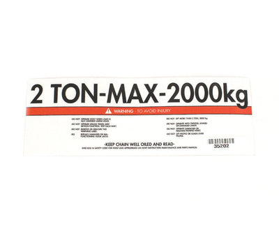 CM LODESTAR TEIL: 627-445 KAPAZITÄTSETIKETT 2T - 35202 - CM - Teil - MTN Shop DACH