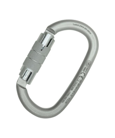 KONG - сталевий карабін OVALONE C STEEL - TWISTLOCK - Lunar white - Kong - карабін - MTN Shop ROOF