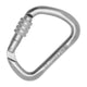 KONG - Edelstahlkarabiner X-LARGE screw - silber