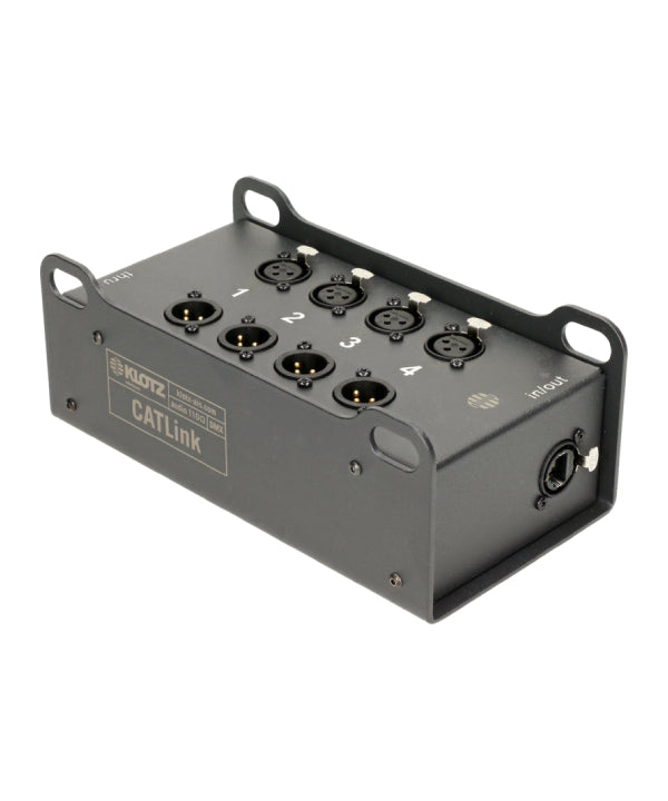 Klotz CATLink TRUSS 4-kanal audio stagebox 4x XLR 3p F||M - etherCON F||F - Klotz - Cables - MTN Shop DACH