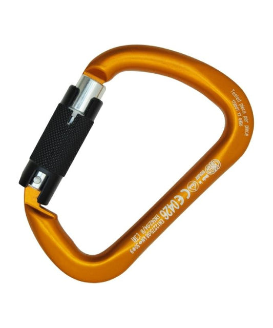 KONG - Alukarabiner X-LARGE ALU auto block - Kong - Orange/Blank/Schwarz - Karabiner - MTN Shop DACH