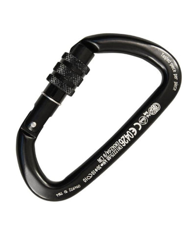 KONG - Alukarabiner GUIDE screw – Komplett Schwarz