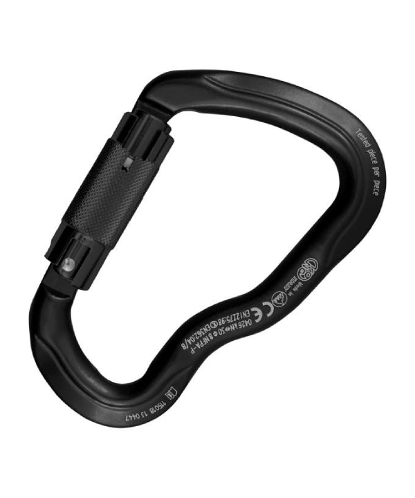 KONG - Алюмінієвий карабін FERRATA - AUTOBLOCK - Kong - Black (Pack of 5) - Карабін - MTN Shop DACH