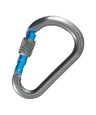KONG - Alukarabiner HMS CLASSIC - SCREW SLEEVE - Kong - Grau/Cyan/Grau - Karabiner - MTN Shop DACH