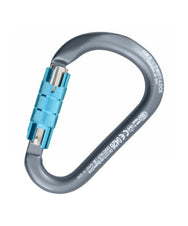 KONG - Алюмінієвий карабін HMS CLASSIC twistlock - Kong - Grey/Blank/Cyan - Карабін - MTN Shop DACH