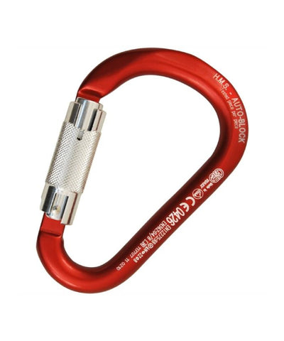 KONG - Alukarabiner HMS CLASSIC trilock – Rot/Blank/Blank