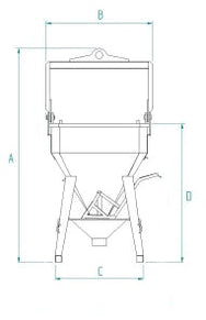 Шкіпер бетонної колони Boscaro з гумовим шлангом BCE - imagen 4