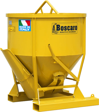 Boscaro Betonkübel mit zentraler und seitlicher Entladung mit Staplertaschen CL-ST
