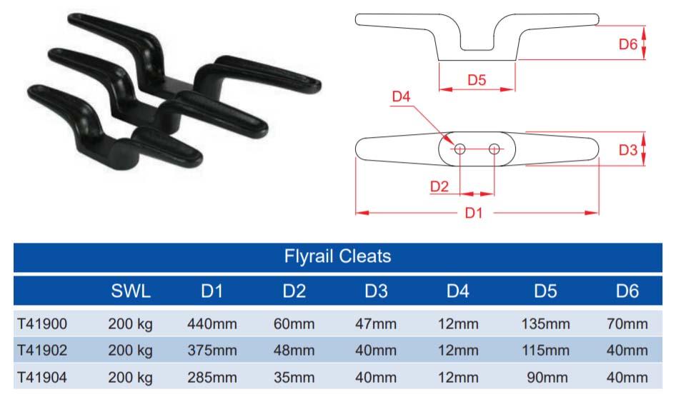 Шипи Doughty Flyrail [Multi-Pack] - Doughty Engineering - Такелажне обладнання - MTN Shop DACH - imagen 3