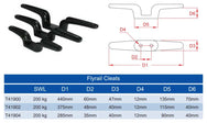 Шипи Doughty Flyrail [Multi-Pack] - Doughty Engineering - Такелажне обладнання - MTN Shop DACH - imagen 3
