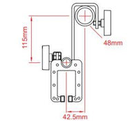 Doughty Stage Curtain Track System (SixTrack) - Trommelhalterung [Multi-Pack] - Doughty Engineering - Rigging-Geräte - MTN Shop DACH - imagen 3