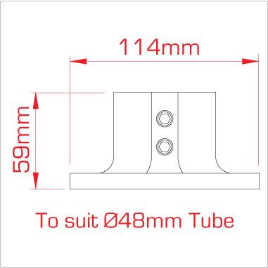 Базовий фланець Doughty 48 мм [Multi-Pack] - Doughty Engineering - Такелажне обладнання - MTN Shop DACH - imagen 3