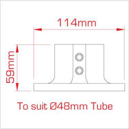 Базовий фланець Doughty 48 мм [Multi-Pack] - Doughty Engineering - Такелажне обладнання - MTN Shop DACH - imagen 3