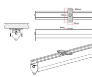 Doughty Rail - Deckenhalterung [Multi-Pack] - Doughty Engineering - Rigging-Geräte - MTN Shop DACH - imagen 4