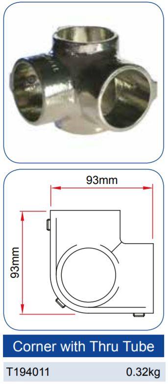 Doughty Corner mit Durchgangsrohr [Multi-Pack] - Doughty Engineering - Rigging-Geräte - MTN Shop DACH