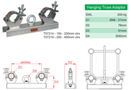 Doughty Hängetraversen-Adapter - Doughty Engineering - Rigging-Geräte - MTN Shop DACH - imagen 2