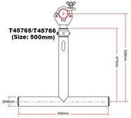 Doughty Modulares Fallarm-T-Stück ⌀48mm für Bühnenbeleuchtungs-Rigging - Doughty Engineering - Rigging-Geräte - MTN Shop DACH - imagen 4