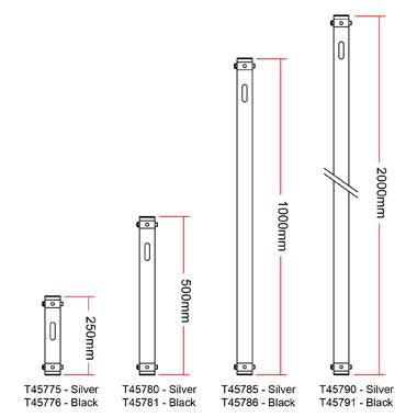 Doughty Modular Drop Arm Extension 0,25/0,5/1/2m (L) for Stage Lighting Rigging - Doughty Engineering - Rigging Equipment - MTN Shop DACH - imagen 4